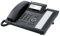 Tastenbeschriftung Unify OpenStage 30 Telefon